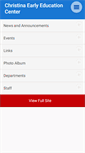 Mobile Screenshot of christinaeec.org